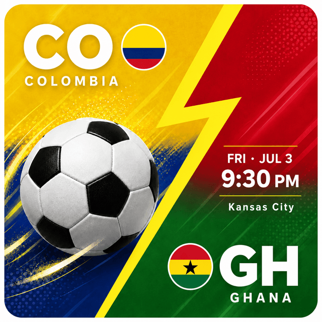 Colombia vs Ghana, World Cup 2026