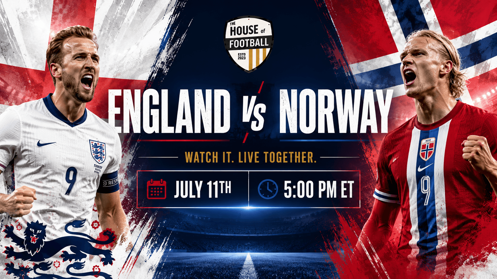England vs Norway, World Cup 2026 Watch Party in NYC