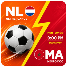 Netherlands vs Morocco, World Cup 2026