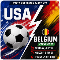 USA vs Belgium, World Cup 2026
